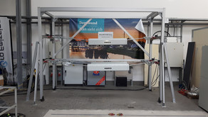 Distributed Series Reactors on short power line stubs installed in an aluminum structure
