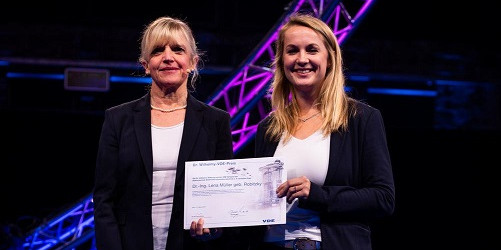 Dr.-Ing. Lena Müller receives the Dr. Wilhelmy-VDE-Award 2019