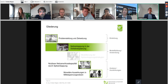 Screenshot of Dr.-Ing. Christian Wagners Presentation