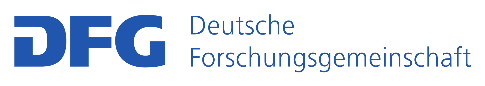 Blue Logo of the DFG